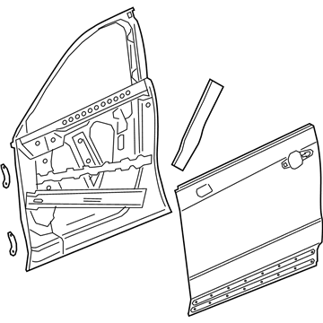 GM 84551804 Door Assembly, Front Si
