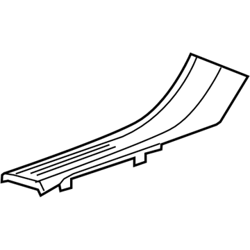 GM 23424719 Molding Assembly, Rear Side Door Sill Garnish *Dune