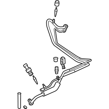 GM 20763820 Tube Assembly, A/C Evaporator Thermal Expansion Valve