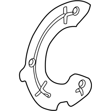 GM 84203253 Shield, Front Brake