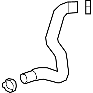 GM 84129280 Radiator Outlet Hose