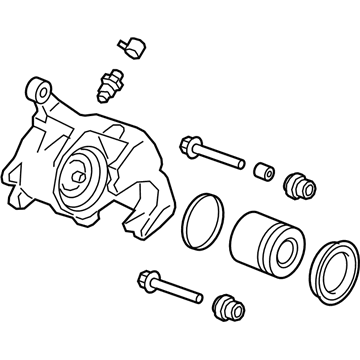 2021 GMC Sierra Brake Caliper Repair Kit - 13537066