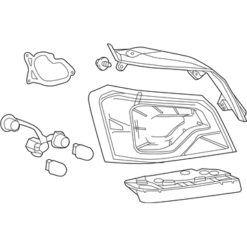 GM 23148680 Lamp,Rear Stop