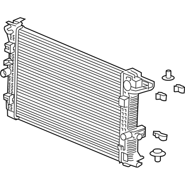 GM 84448454 Engine Radiator Assembly