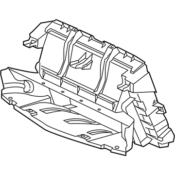 GM 23235506 Baffle Assembly, Radiator Air