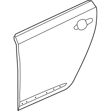 GM 22964684 Panel Assembly, Rear Side Door Outer (Lh)