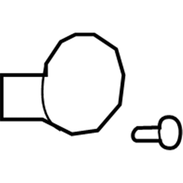 GM 22776834 Door Assembly, Fuel Tank Filler