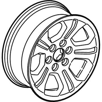 GM 23205585 Wheel, 18X8.5X24Mm