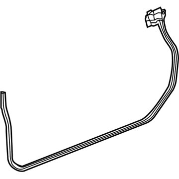 GM 23230509 Weatherstrip Assembly, Front Side Door (Door Side)