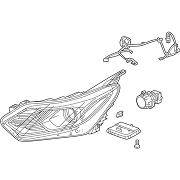 GM 84818202 Headlamp Assembly, Front