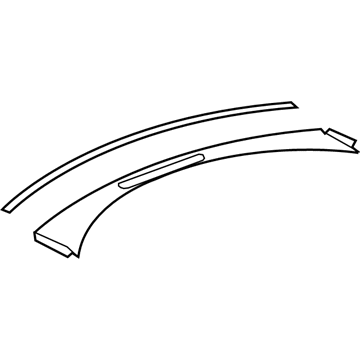 GM 23375031 Extension Assembly, Instrument Panel *Titanium