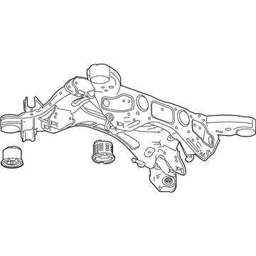 GM 84660445 Cradle Assembly, Rear Susp