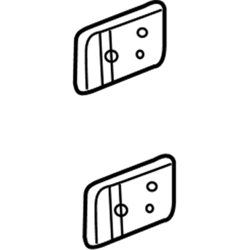 GM 92169220 Plate,Front Side Door Hinge Anchor (Body Side)