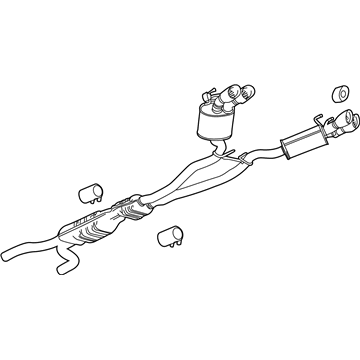 GM 23259293 Muffler Assembly, Exhaust