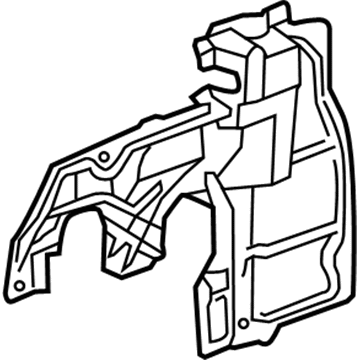 GM 23218958 Shield, Front Wheelhouse Splash