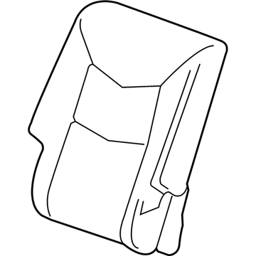 GM 84694826 Cover Assembly, R/Seat Bk *Kalahari