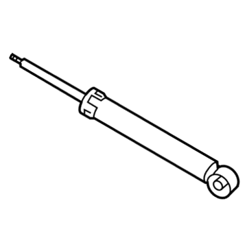 GM 84209851 Rear Shock Absorber Assembly (W/ Upper Mount)