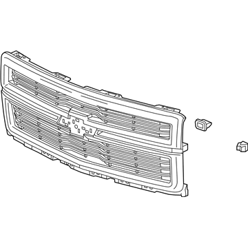 GM 23173538 Grille Assembly, Front *Chrome