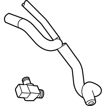 2014 Cadillac ATS Brake Booster Vacuum Hose - 22951282