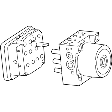 Cadillac ATS ABS Control Module - 84334607