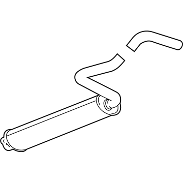 2012 Chevrolet Cruze Exhaust Pipe - 13343363