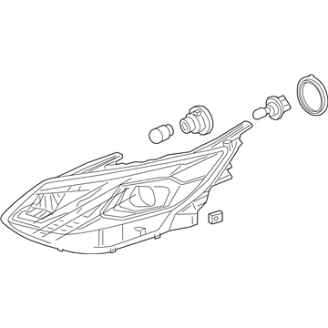 GM 84106557 Headlight Assembly