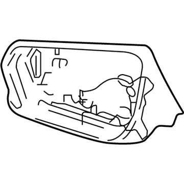 GM 23406443 Bezel, Outside Rear View Mirror Housing