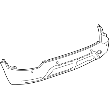 GM 42551800 Rear Bumper, Cover Lower *Service Primer