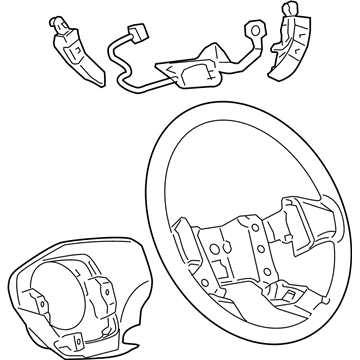 GM 15298256 Wheel Assembly, Steering *Gray Y