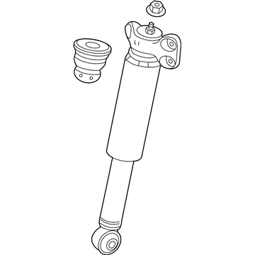 GM 84084732 Rear Shock Absorber Assembly (W/ Upper Mount)