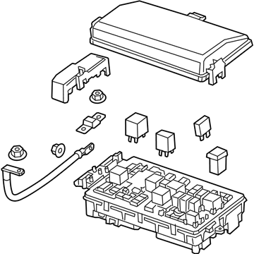 2015 Buick LaCrosse Fuse Box - 90767242