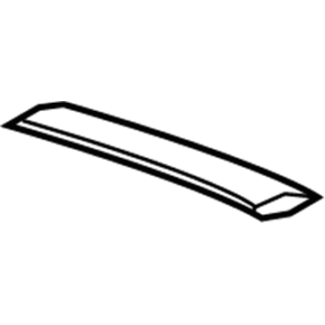 GM 23302371 Decal, Rear End Spoiler *White