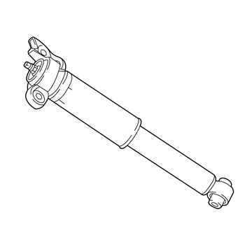 GM 84334455 Rear Shock Absorber Assembly (W/ Upr Mt)