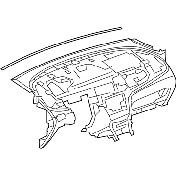 Buick Dash Panel Vent Portion Covers - 95316075