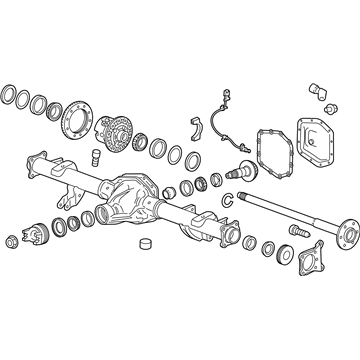 GM 84640881 Rear Axle Assembly