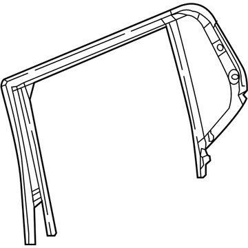 GM 84045952 Weatherstrip Assembly, Rear Side Door Window