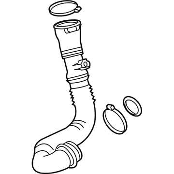 GM 13265278 Air Cooler Outlet Air Hose