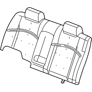 GM 88991690 Pad Asm,Rear Seat Back Cushion