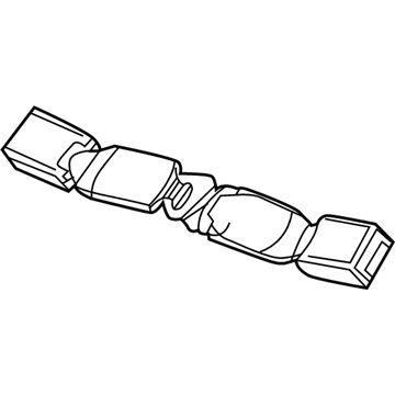 GM 84877243 Buckle Kit, R/Seat Belt *Black