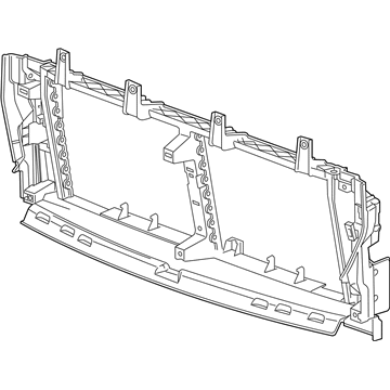 GM 84554638 Frame, Front Bpr Shutter