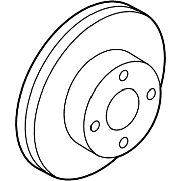 2016 Chevrolet City Express Brake Disc - 19316546