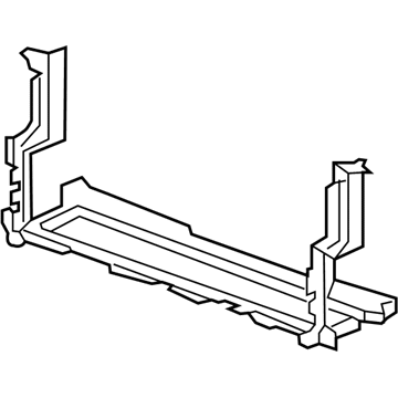 GM 23350091 Baffle Assembly, Rad Air Lwr