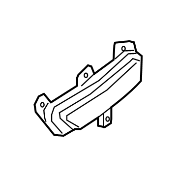GM 84340079 Lamp Assembly, Rear Fascia Aux Sig