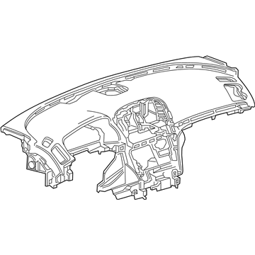 GM 23438251 Panel Assembly, Instrument *Cocoa R