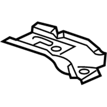 GM 52015812 Gusset, Underbody Side Rail