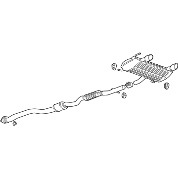 2015 Cadillac ATS Exhaust Pipe - 84379201