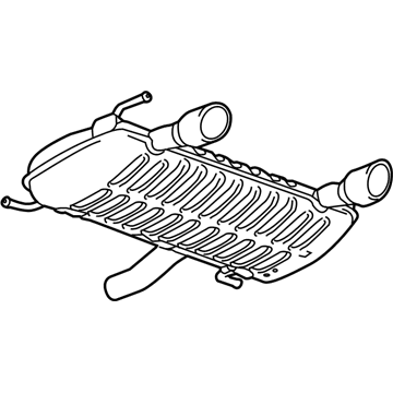 2013 Cadillac ATS Muffler - 23494369