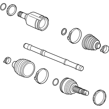 GM 84767330 Shaft Assembly, Front Whl Drv Half