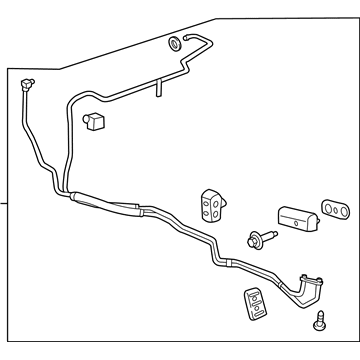 Cadillac CT6 Transmission Oil Cooler Hose - 84013049