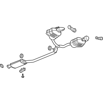 GM 84925267 Muffler Assembly, Exh (W/ Exh Pipe)